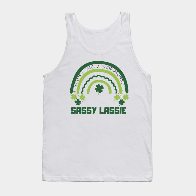 Sassy Lassie -Women Girls Funny Tank Top by Emma